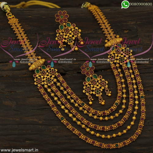 Incredible Layer Necklace Stone Chain Fashion Jewellery Gold Design NL22221