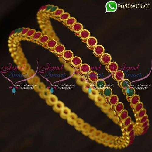 Gold Plated Indian Bangles Online Latest Fashion Imitation Jewellery Shop B21257
