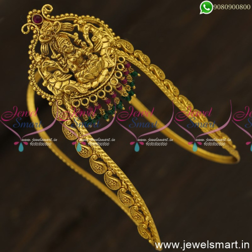Indian Bridal Jewellery Designs Antique Bajuband Laxmi Vanki U Type V24645