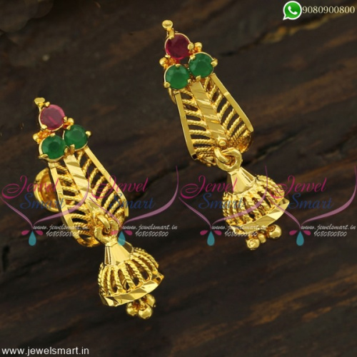 J Type Thodu Jimikki Kammal Latest Lightweight Gold Designs Online 