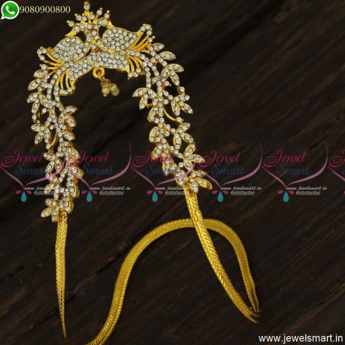 Jewellery For Wedding Gold Plated Ara Vanki Peacock Design Traditional 