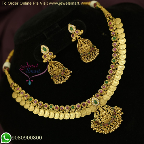 Kasumalai Necklace Designs Gold Look Lightweight - Exquisite Traditional Elegance NL26348