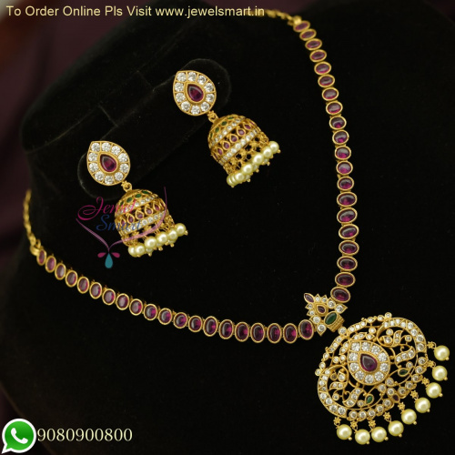 Exquisite Kemp Stone Round and Oval Necklace and Earrings Set - Traditional Jewelry NL26431