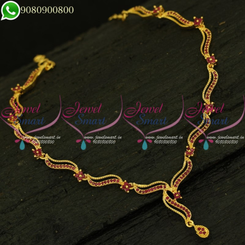 Kids Jewellery Trendy Necklace Gold Plated Online India Latest Designs NL21040