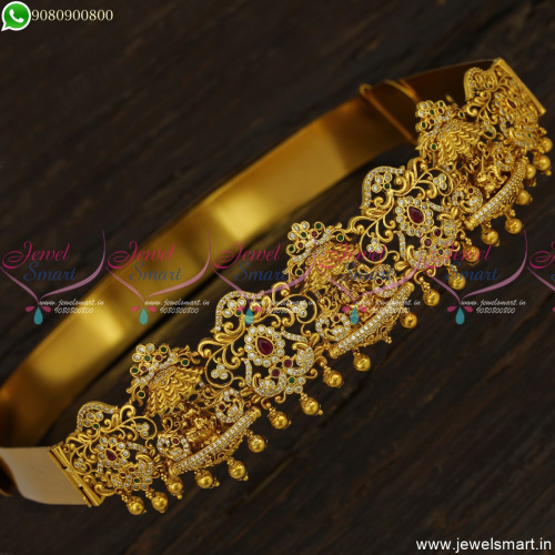 Lord Ganesha Baby Temple Vaddanam Antique Gold Jewellery Designs For Kids 