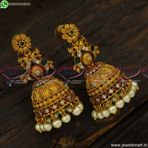 Low Price Fancy Jhumka Earrings Latest Beautiful Value For Money Jewellery J23703