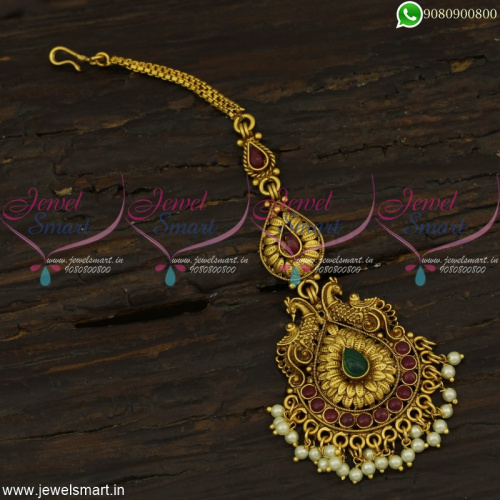 Maang Tikka Antique Bridal Jewellery Designs Latest Collections Online T22489