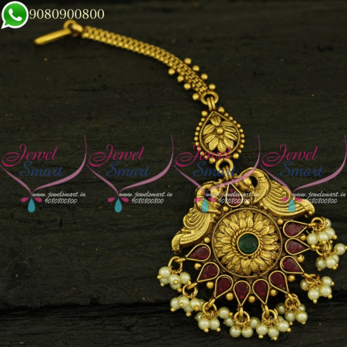 Maang Tikka Bridal Jewellery Designs Latest Collections Online T21019