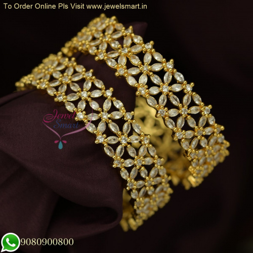 Exquisite Marquise Diamond Bangles Design- Lowest Prices Online | Sparkle in Style B26304