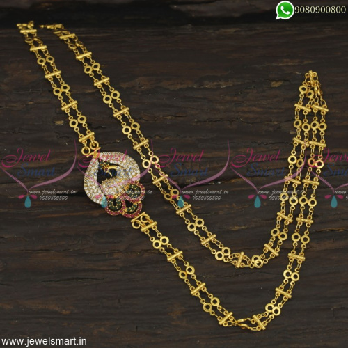 Mugappu Chain Retta Vadam Covering 2 Strand Fancy Jewellery Gold Plated Online