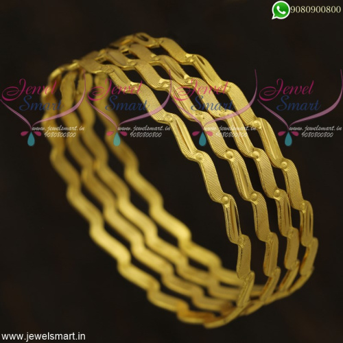 Neli Valayal Gold Design Bangles Latest Imitation Jewellery Online B21824