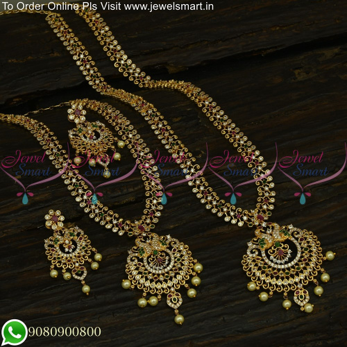 Not Just Attention Grabbing But Well Made Long Gold Necklace Sets NL25146