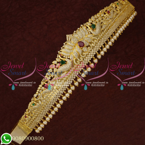 Oddiyanam Bridal Jewellery Gold Plated Lotus AD Stones Collections H20802