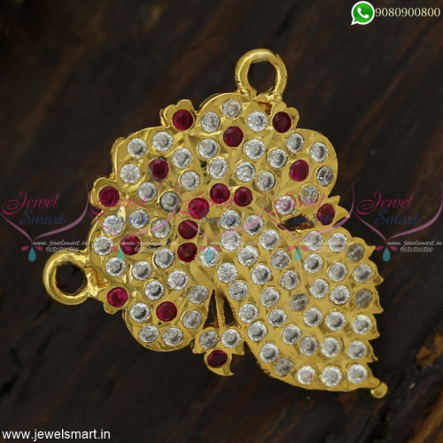Ribbon Knot Model Gold Pendant Design South Indian Handmade Jewellery Online P23009