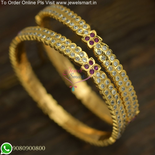 Salem Special Impon Valayal Traditional Gold Bangles Designs Online B25637