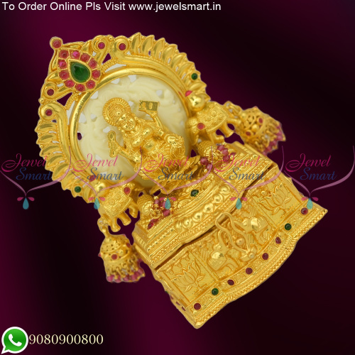 Shop Our Exquisite One Gram Gold Sindoor Box with Temple Design