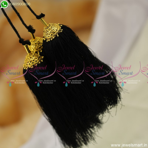 Silk Thread Bridal Jada Kunjalam Latest Hair Kuppulu Accessories for Hair Online 