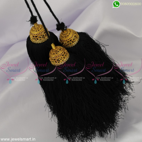 Silk Thread Jadai Kunjalam Artificial Dance Jewellery Accessories for Hair H22906