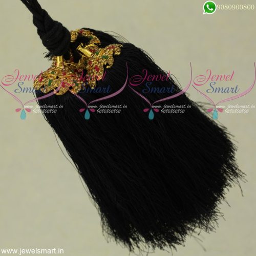 Silk Thread Jewellery Accessories for Hair Jadai Kunjalam Online JK22100