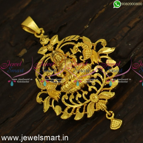 Simple Daily Wear Temple Dollar Designs For Thin Gold Chains Online