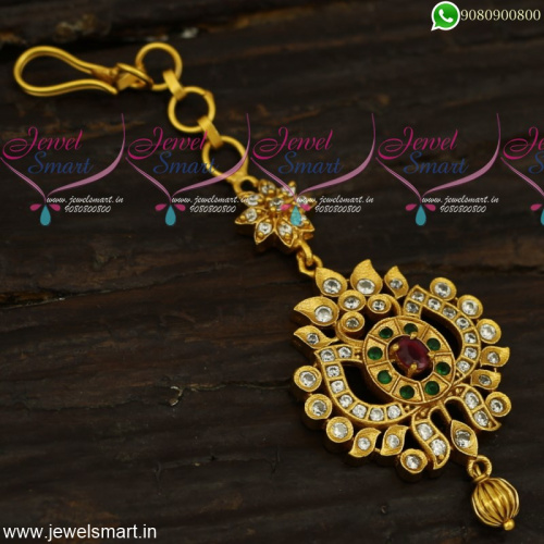 Small Beautiful Maang Tikka Suitable for Kids and Adults Antique Fashion Jewellery T23956