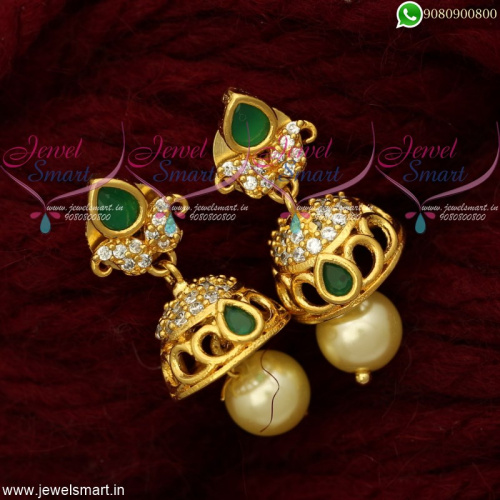 Small Jhumka Designs Low Price Real Images of Fashion Jewellery J19180