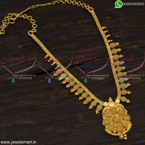 Simple South Indian Necklace Low Price Fashion Jewellery Online NL22597