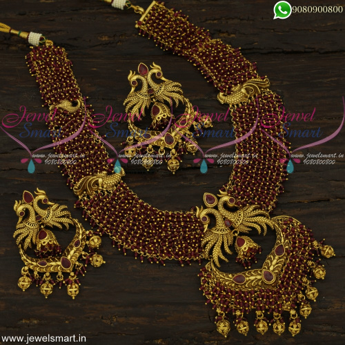 Spectacular Bridal Jewellery Designs Handcrafted U Haram Beads Cluster 