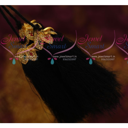 JK7420 Fancy Jada Kunjalam Stone Kuppulu Multi Colour Loose Hair Jewellery Fashion Accessory