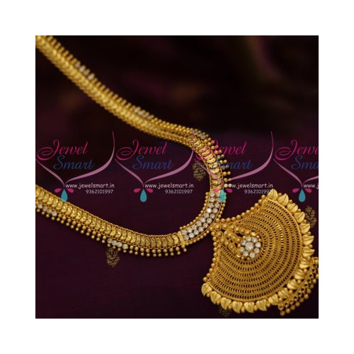 NL7992 Latest Imitation Long Haram Beads Design Chain Spiral Pendant Imitation Jewellery