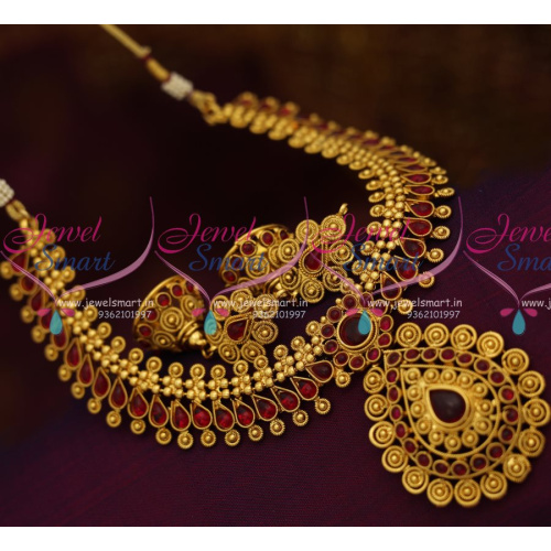 NL8140 Kemp Spiral Design Fancy Necklace Jhumka Earrings Latest Collections Online