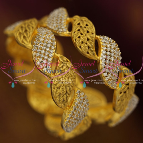 B8900 Matte Gold Plated Stylish Broad Exclusive Fusion Bangles Imitation Jewellery Collections