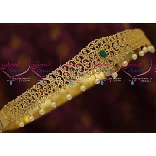 H9350 Emerald White Gold Design Oddiyanam Hip Belt Latest Wedding Jewellery Buy Online