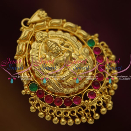 P8424 Nagas Temple Kemp Laxmi God Pendant Traditional Imitation Jewellery Online