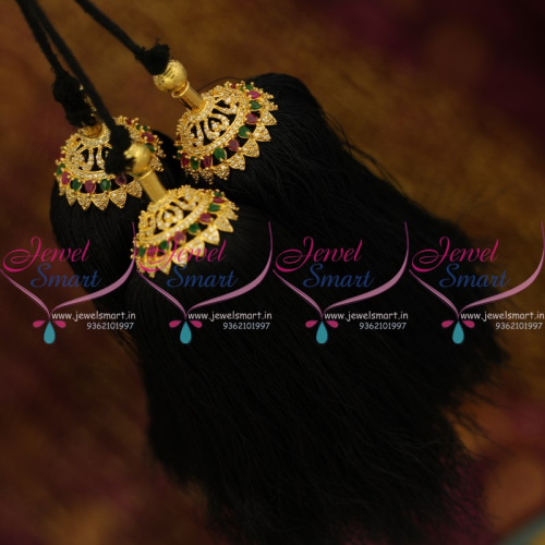 JK9895 Art Silk Yarn Hair Kuppulu Dance Jewellery Bridal South Indian Collections Online