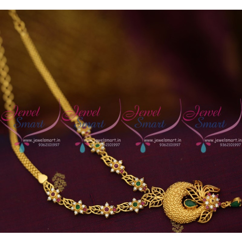 NL10006 Multi Colour Semi Precious Stones Gold Plated Casting Necklace Shop Online
