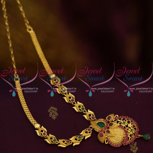 NL10015 Latest Offer Price Gold Casting Design Short Necklace South Indian Jewellery Online