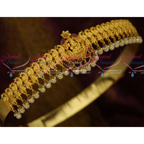 H10317 Latest One Gram Gold Plated Oddiyanam Hip Chain Temple Peacock Online