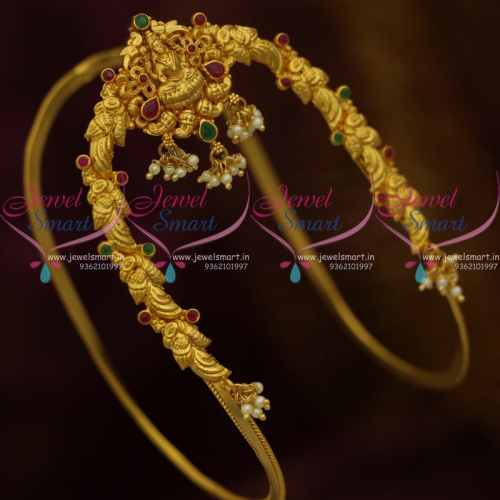 AR10462 Gold Plated Finish One Gram Traditional Temple Aravanki South Indian Imitation Wedding Jewellery Online