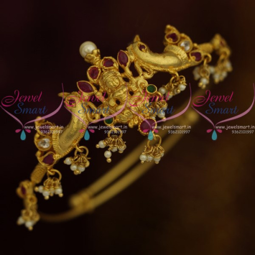 AR10464 Latest Traditional South Indian Wedding Jewellery Round String Vanki Temple Collections Online