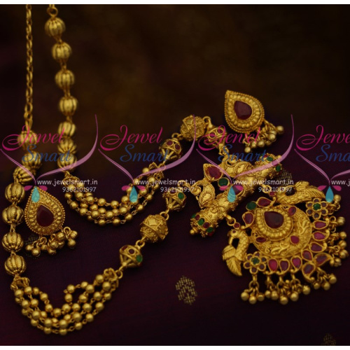 NL10783 Traditional Nakshi Handmade Beads Gundla Mala One Gram Jewellery Collections Buy Online