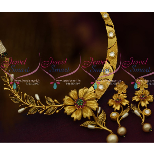 NL10721 One Gram Gold Plated Stylish Gold Design Ruby Emerald Kundan Jewellery Imitation Buy Online