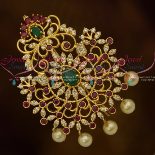 H10979 Gold Finish AD Jada Billa Single Piece Bridal Decoration Accessory Buy Online
