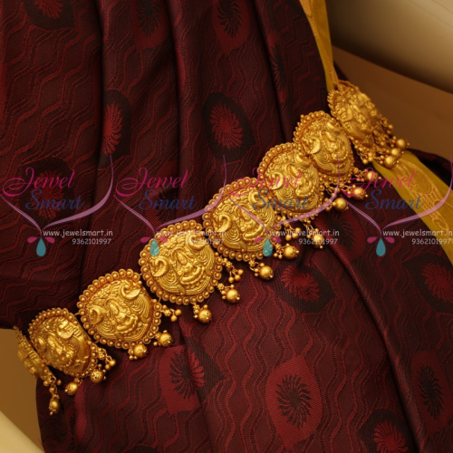 H11057 Temple South Indian Traditional Wedding Jewellery God Design Vaddanam Online