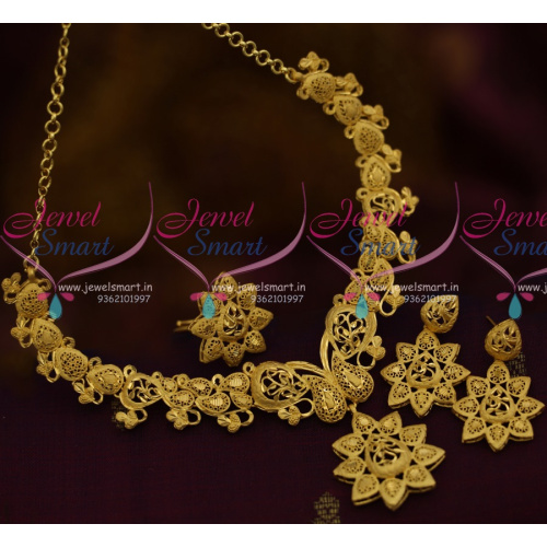 NL10955 Latest Forming Necklace Light Weight Gold Finish Jewellery Imitation Collections