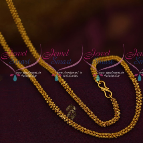 C11269 Handmade Matte Finish 24 Inches 5mm Chain Ghajiri Traditional Design Collections Online