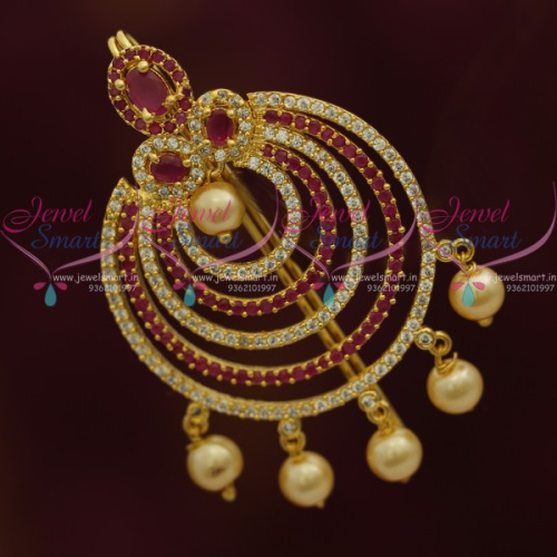 H11164 Fancy Design AD Ruby White Jada Single Piece Choti Jewellery Shop Online