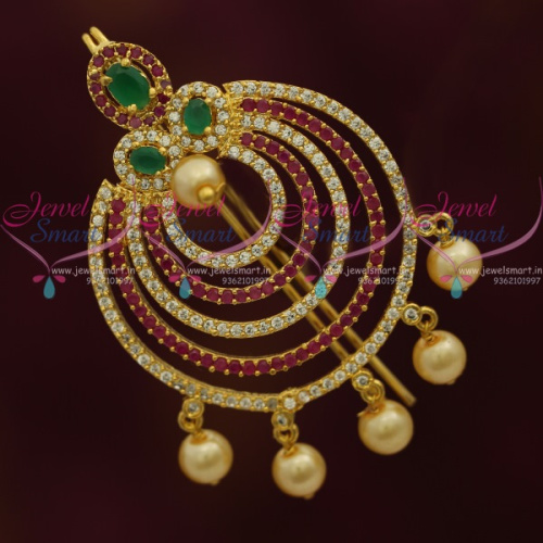 H11165 Fancy Design AD Ruby Emerald White Jada Single Piece Choti Jewellery Shop Online