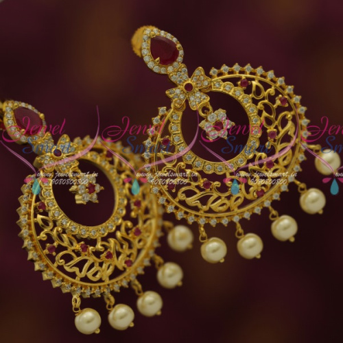 ER11494 Big Size AD Ear Studs Latest Fashion Jewellery Collection For Women Shop Online