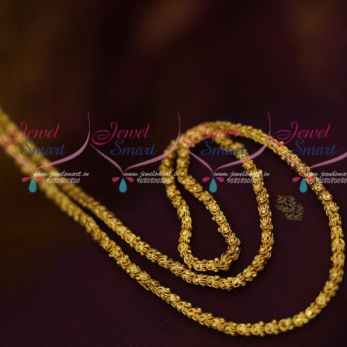 C11728 30 Inches Dasavatharam Design Chain Flexible Cutting Daily Wear Imitation Jewellery Shop Online